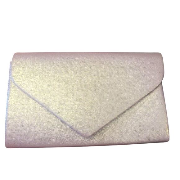 IXABELLA Crossbody Clutch Bag Sparkly Soft Lilac Pink - Picture 3 of 13